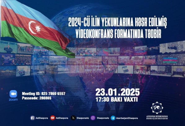Diaspora videokonfransı — 2024-cü ilin yekunları 1