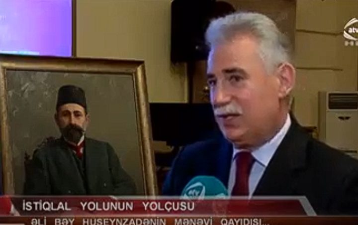 The arrival of Ali bey Huseynzade's personal belongings in Baku